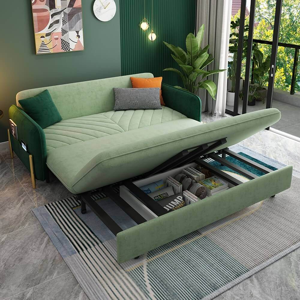 ghế sofa giường bằng gỗ